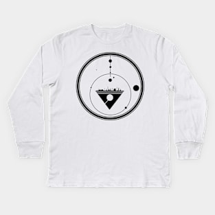 Home Orbits Kids Long Sleeve T-Shirt